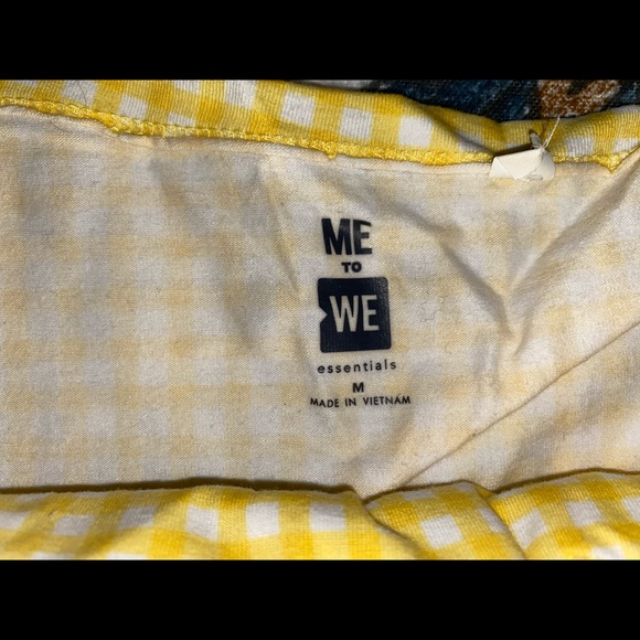 Gingham yellow crop top - Picture 2 of 2